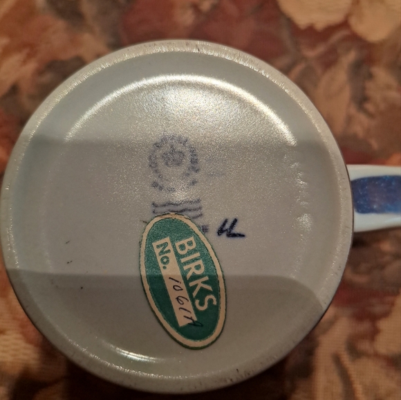 ROYAL COPENHAGEN 1970 Annual Mug 3” Blue Fajance - Picture 2 of 5